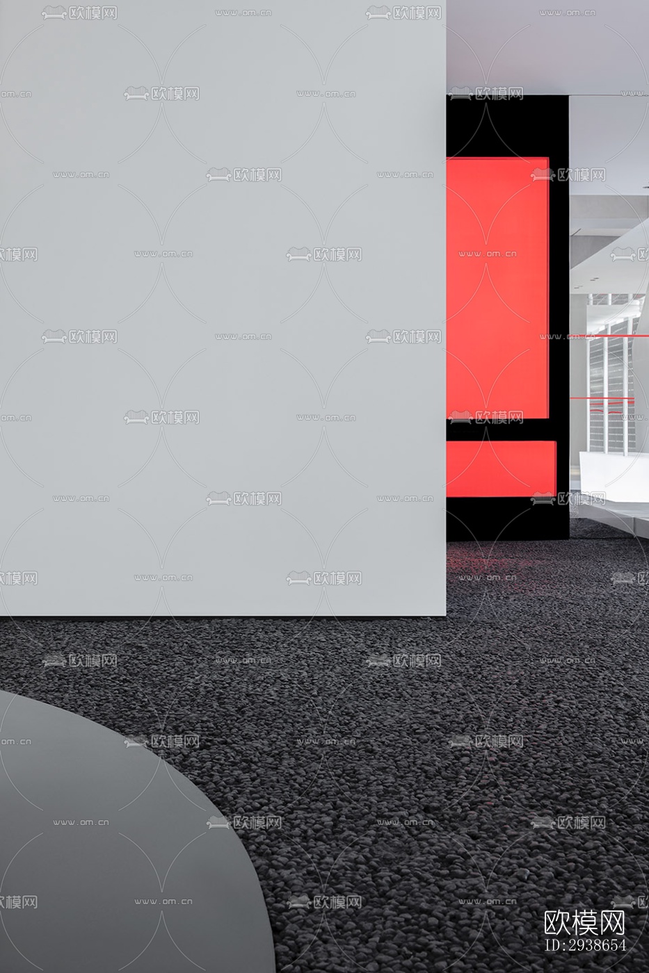 现代展览展厅效果图下载（渲染图9）