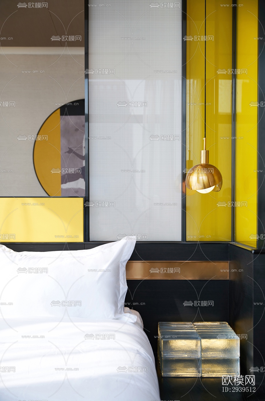 现代酒店民宿效果图下载（渲染图14）