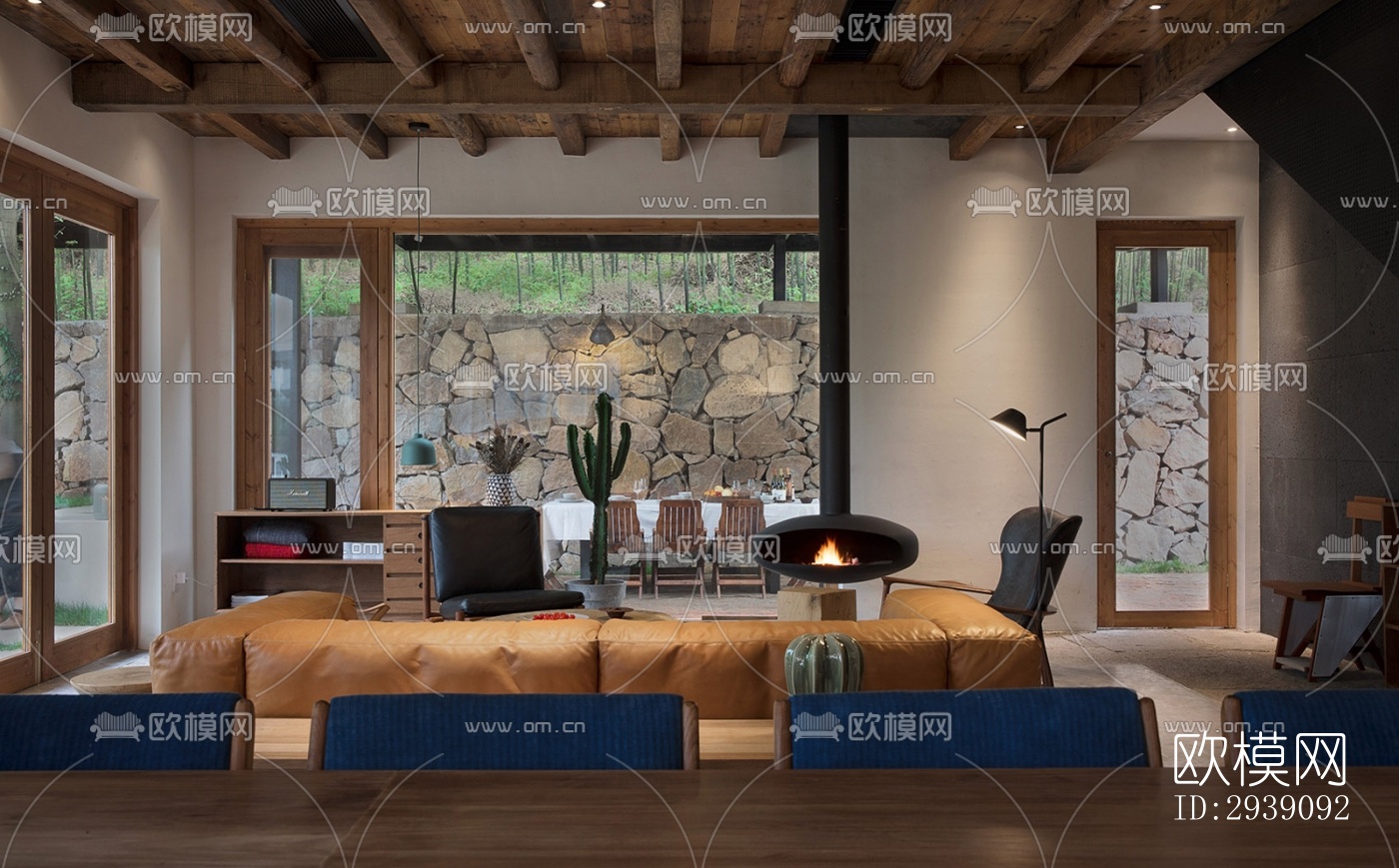 北欧酒店民宿效果图下载（渲染图2）