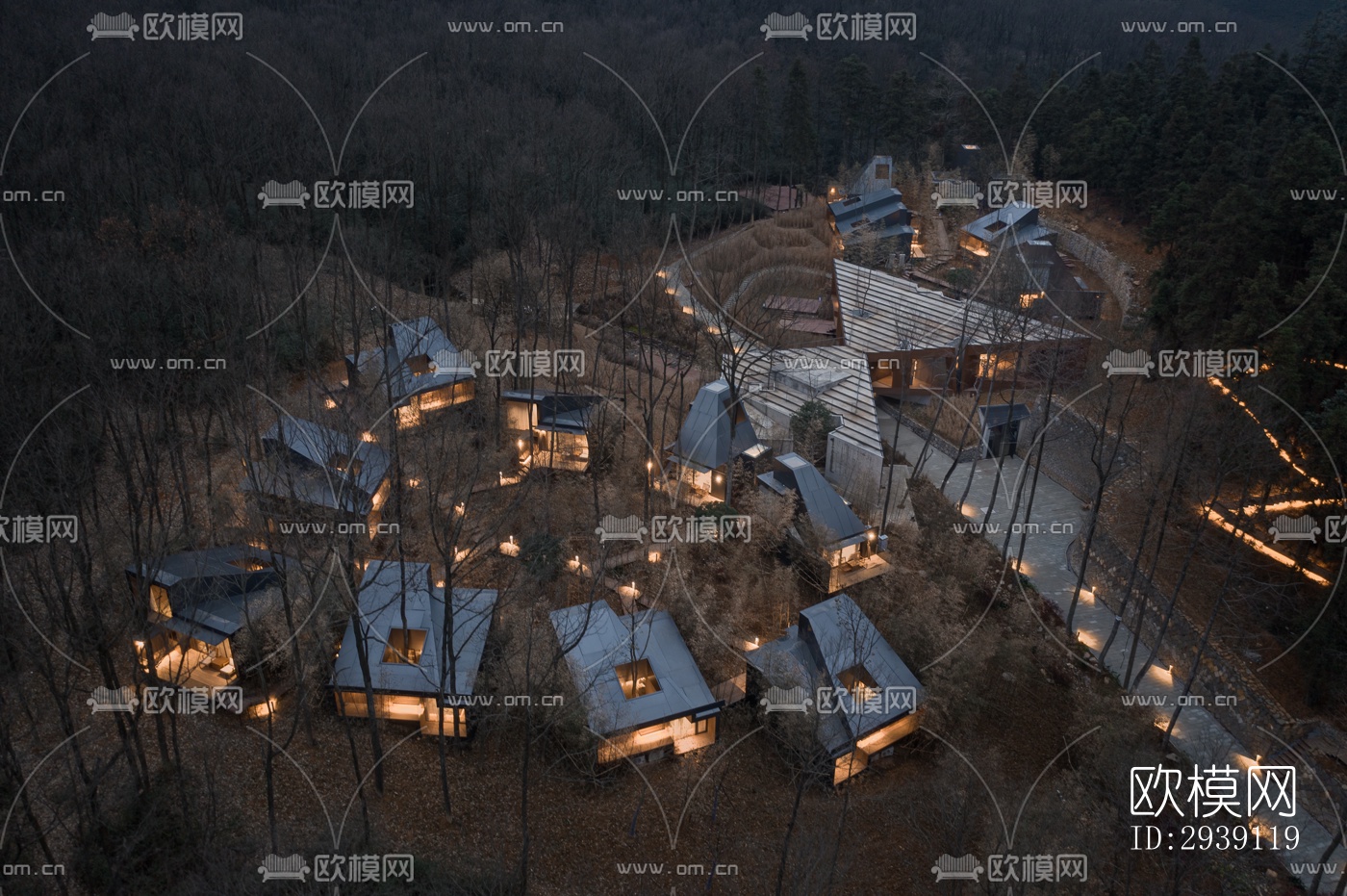 北欧酒店民宿效果图下载（渲染图3）