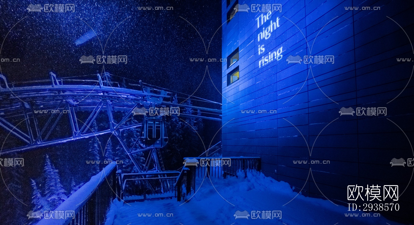 工业风展览展厅效果图下载（渲染图14）