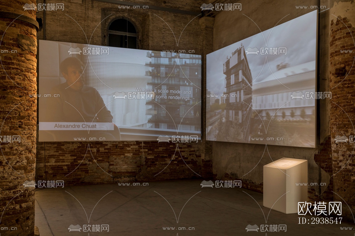 工业风展览展厅效果图下载（渲染图17）