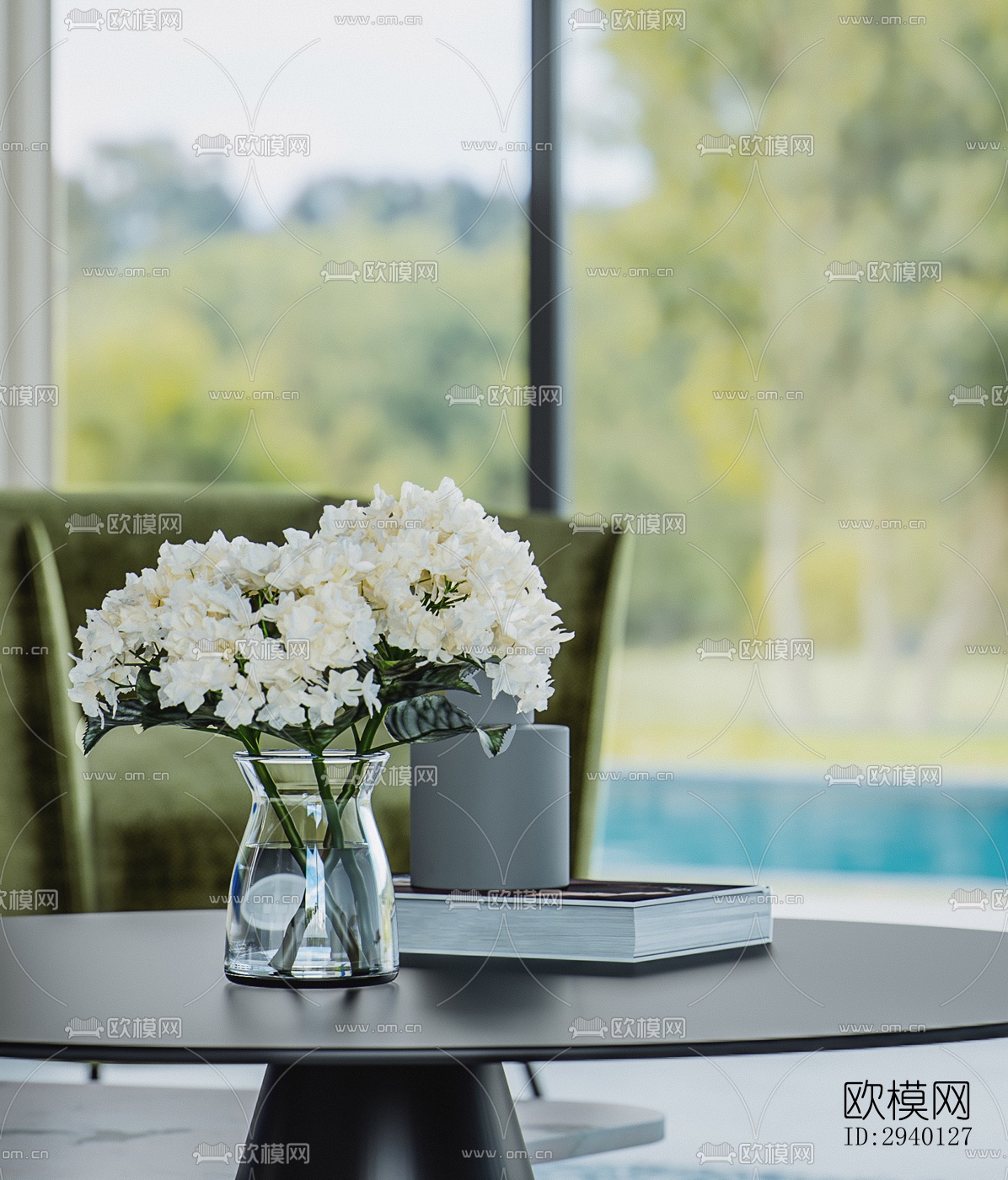 后现代平层效果图下载（渲染图10）