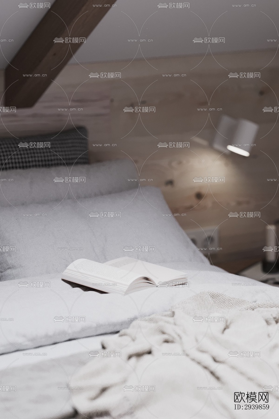 北欧别墅效果图下载（渲染图1）