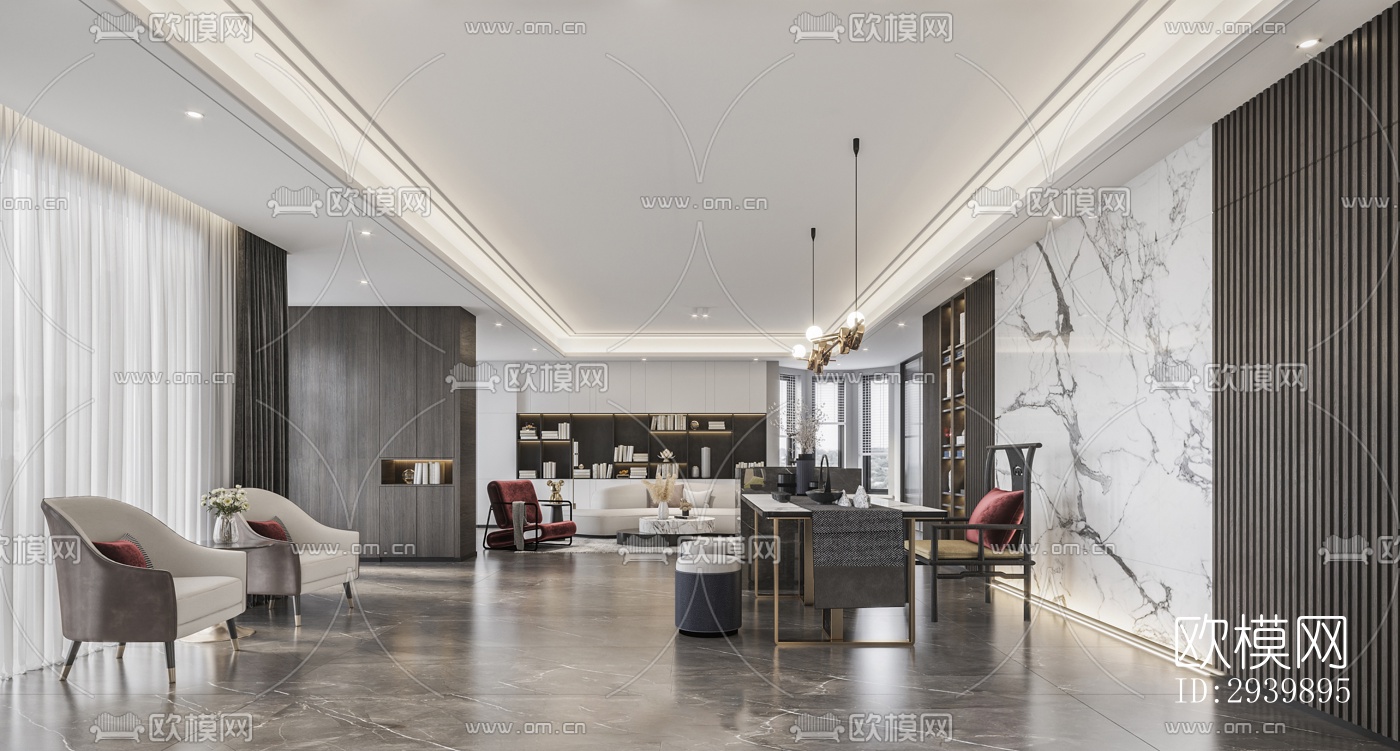 现代别墅效果图下载（渲染图1）