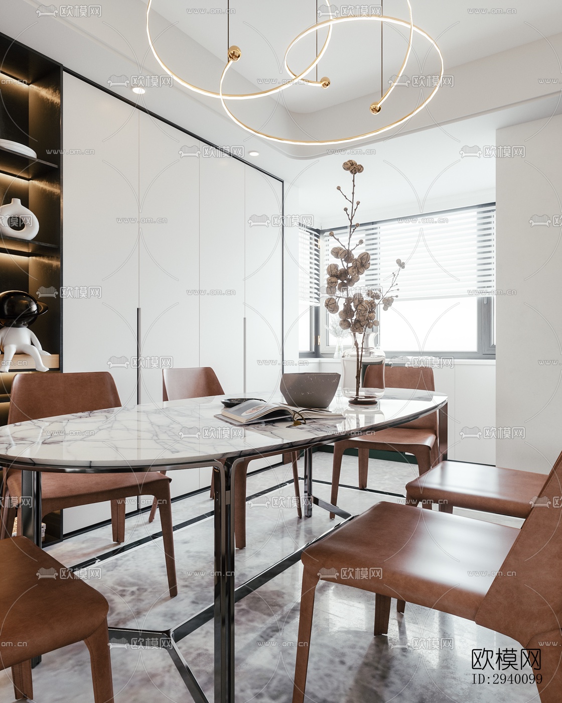 北欧平层效果图下载（渲染图6）