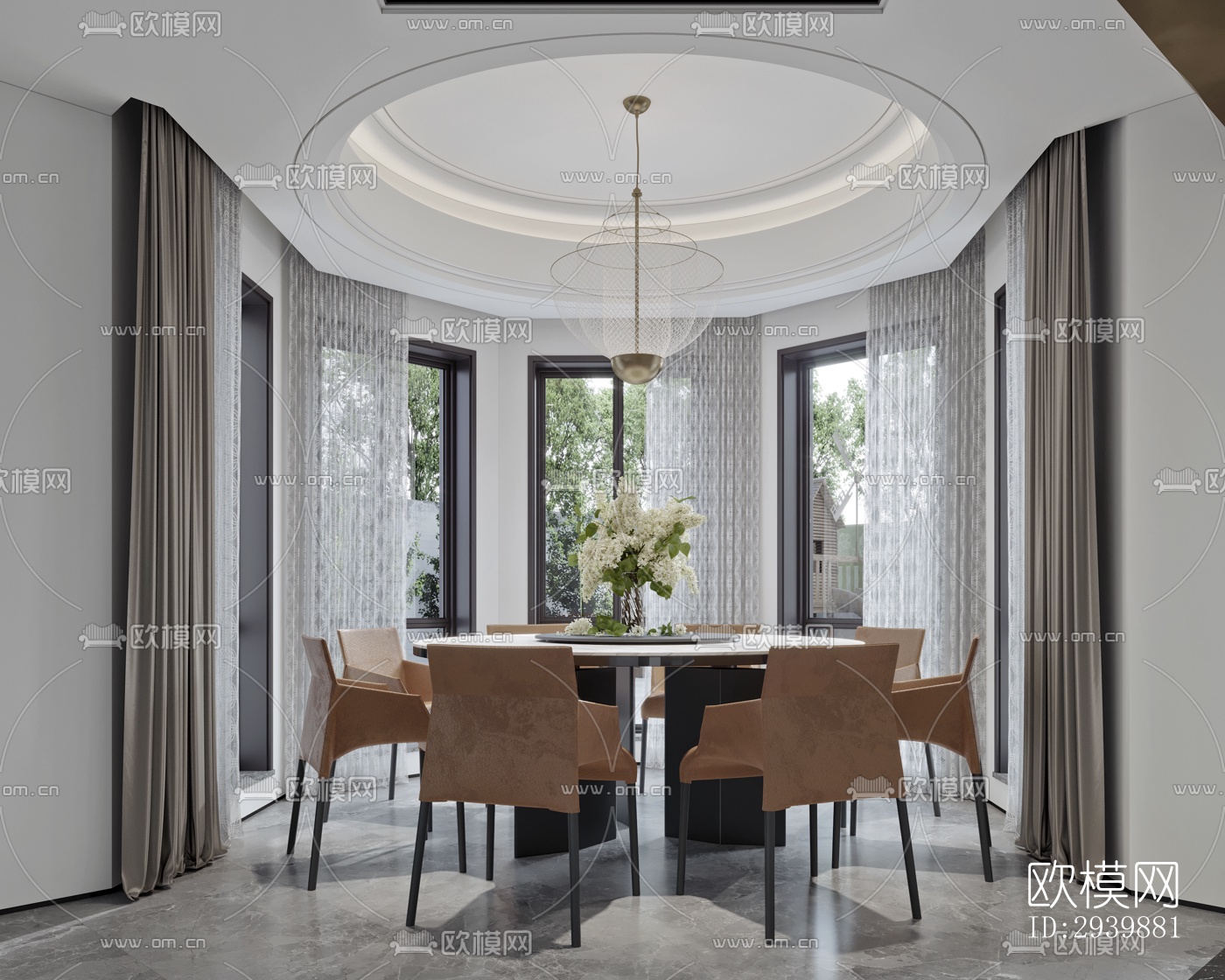 现代别墅效果图下载（渲染图5）