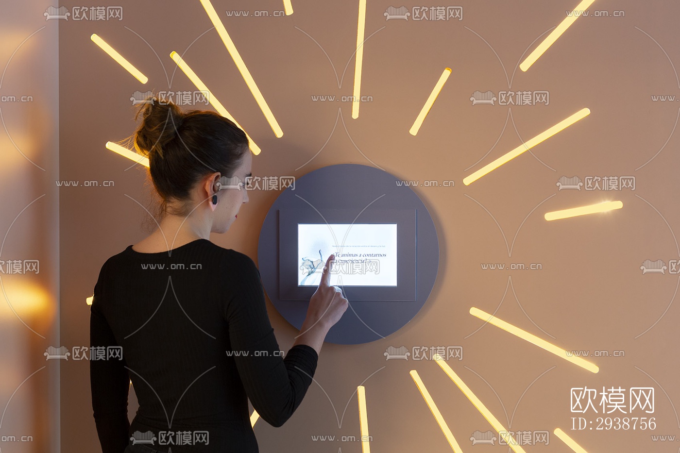 现代展览展厅效果图下载（渲染图4）