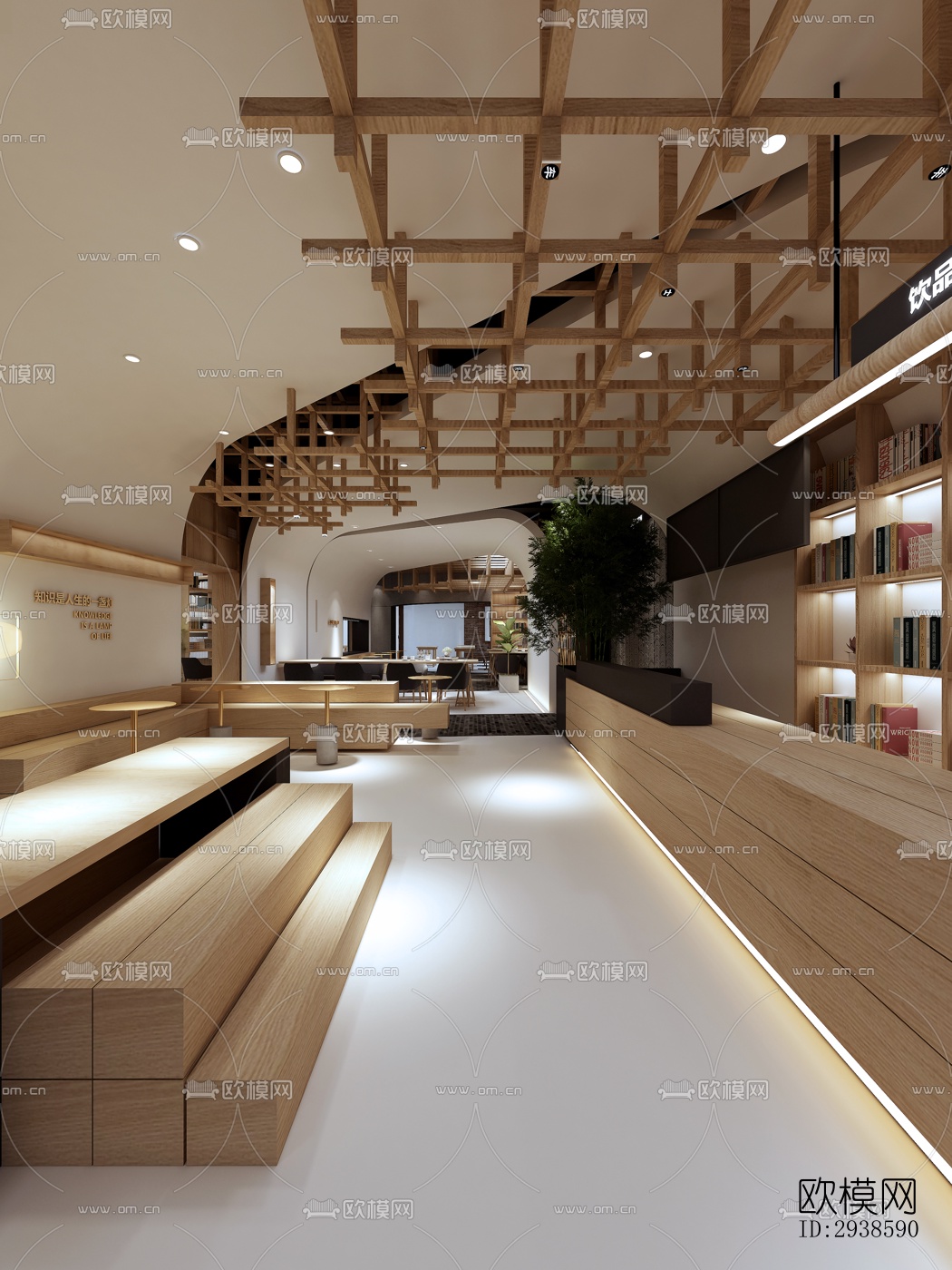 工业风展览展厅效果图下载（渲染图11）