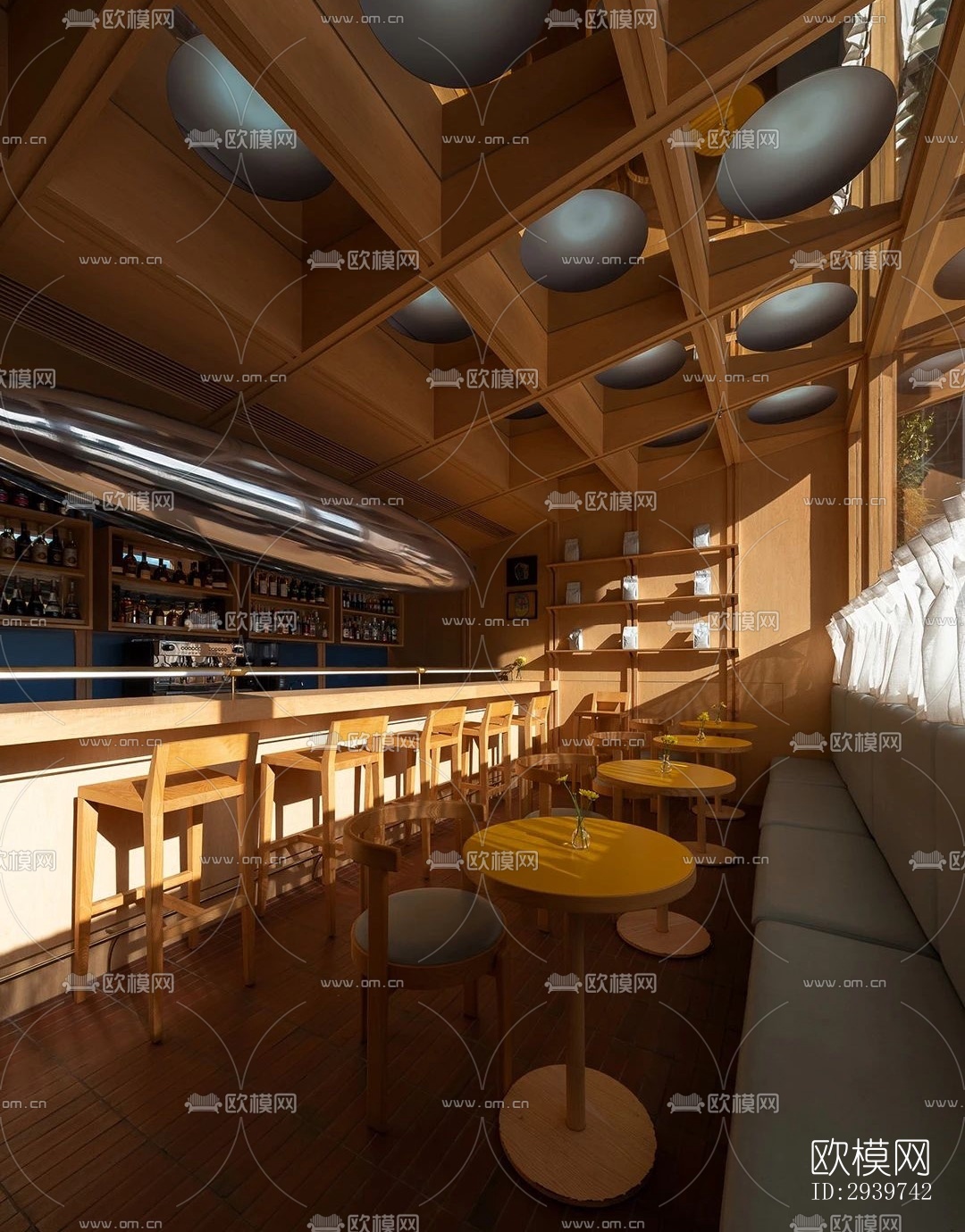 日式酒吧效果图下载（渲染图1）