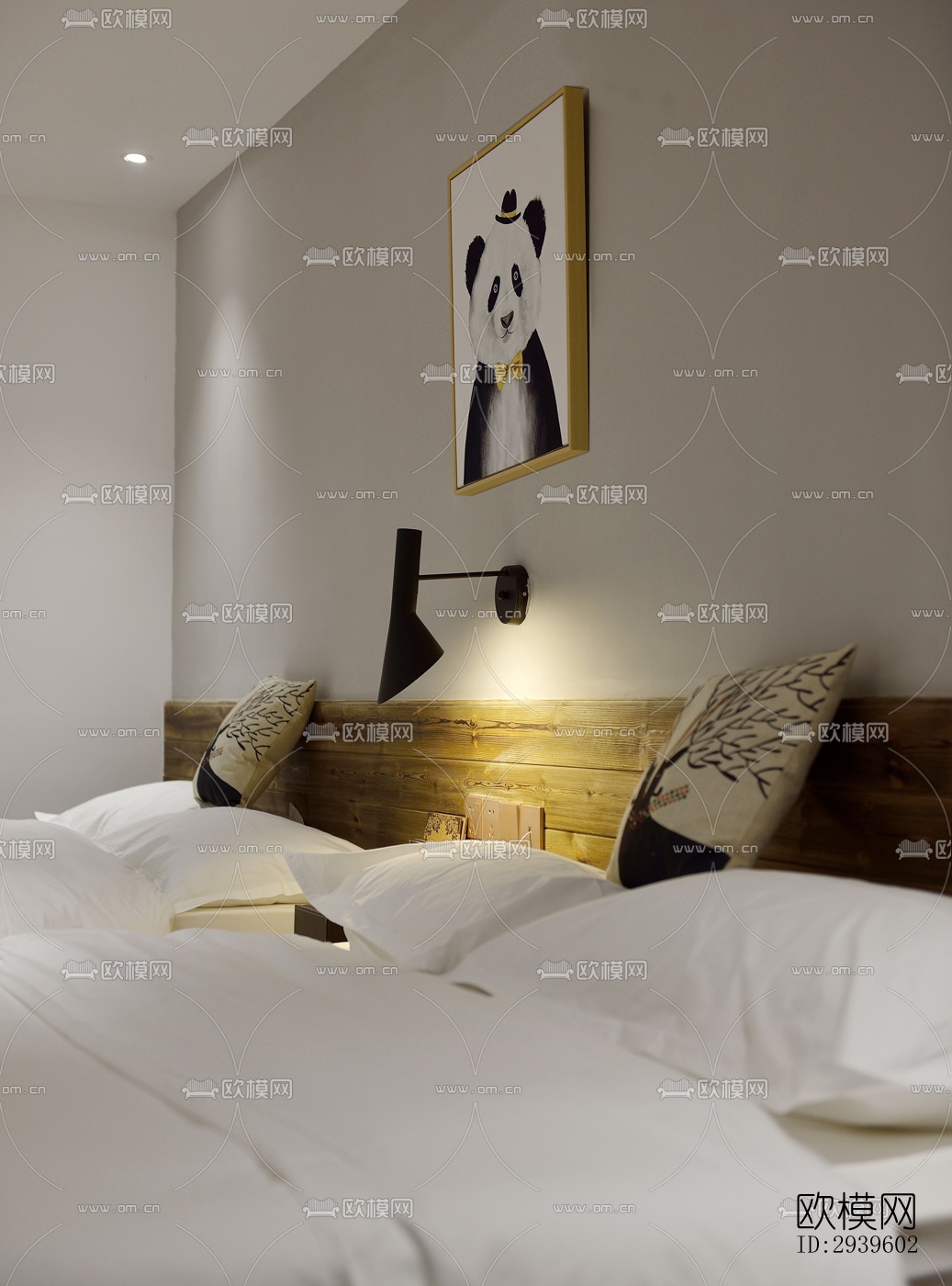 现代酒店民宿效果图下载（渲染图6）