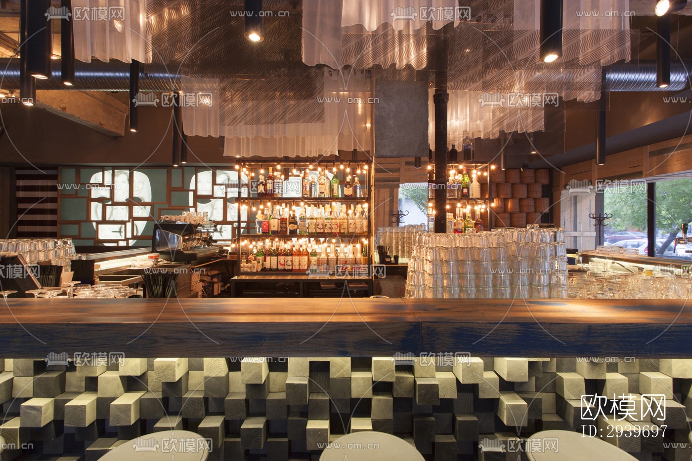 北欧酒吧效果图下载（渲染图5）