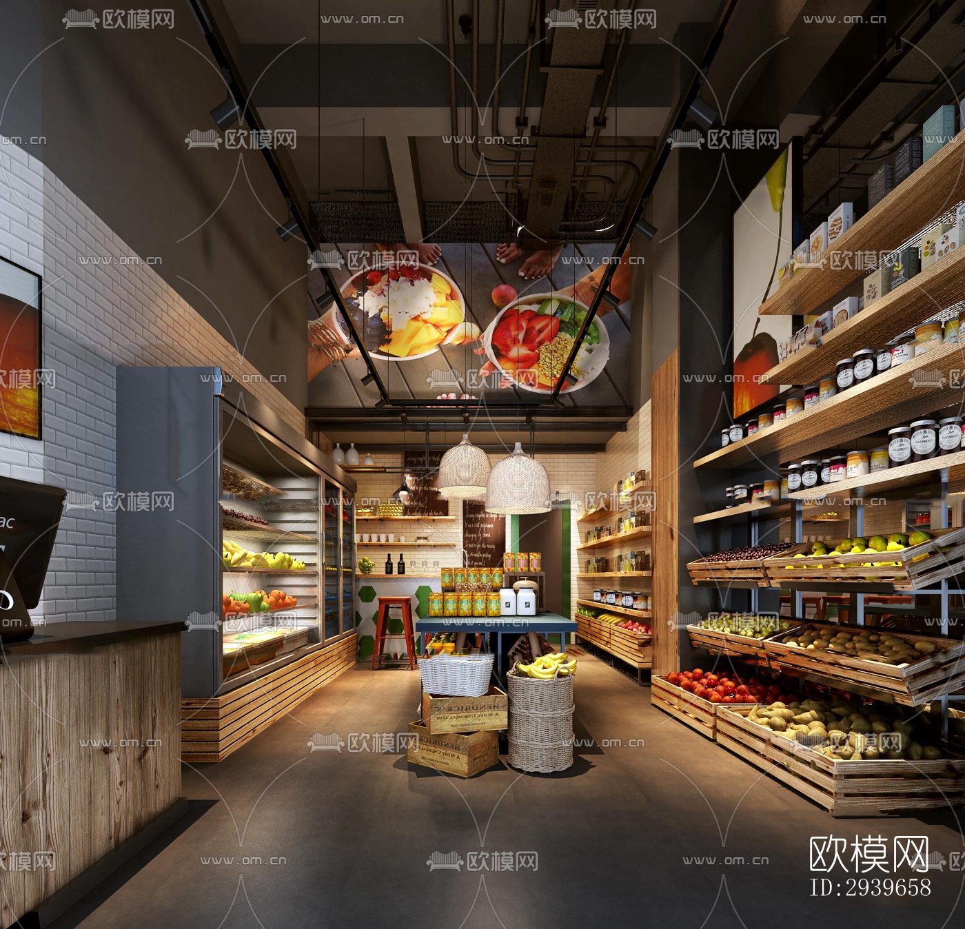 现代零售店铺效果图下载（渲染图7）