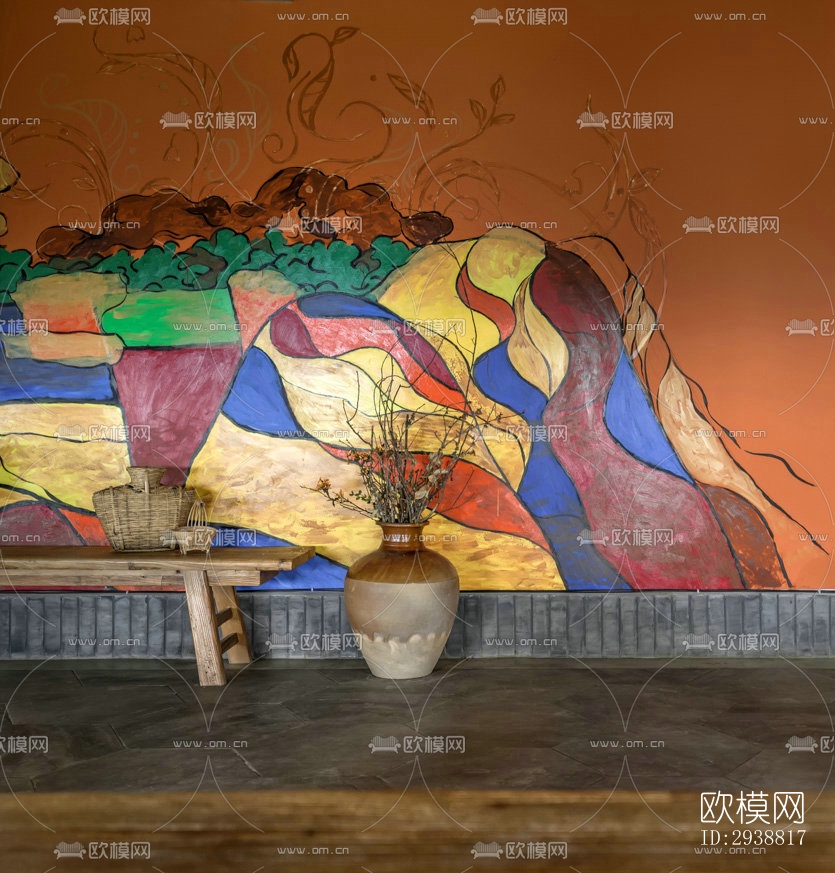 东南亚酒店民宿效果图下载（渲染图3）