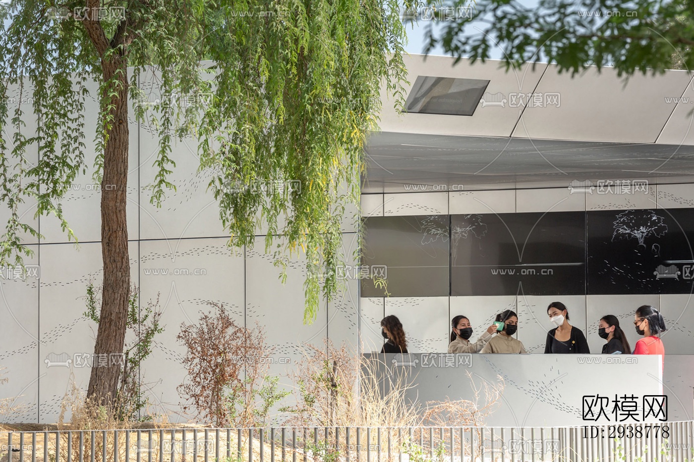 现代展览展厅效果图下载（渲染图2）