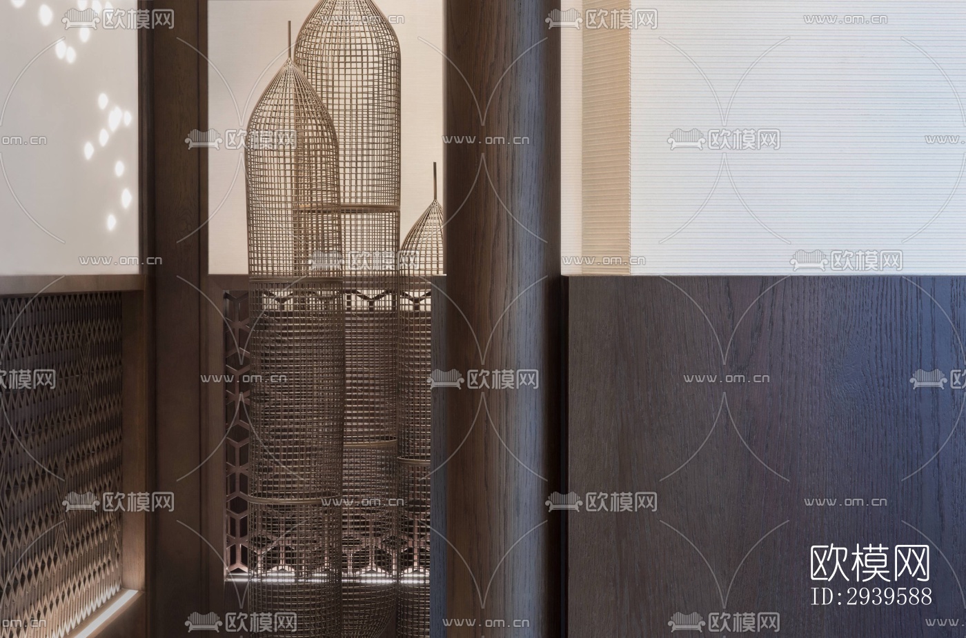 现代酒店民宿效果图下载（渲染图17）