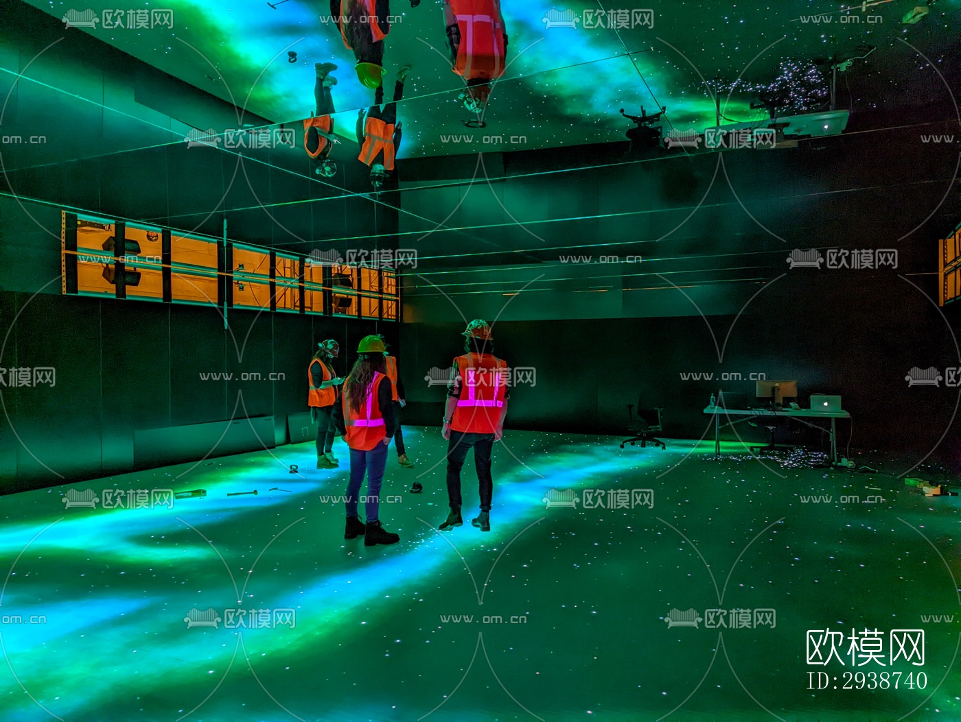 现代展览展厅效果图下载（渲染图13）