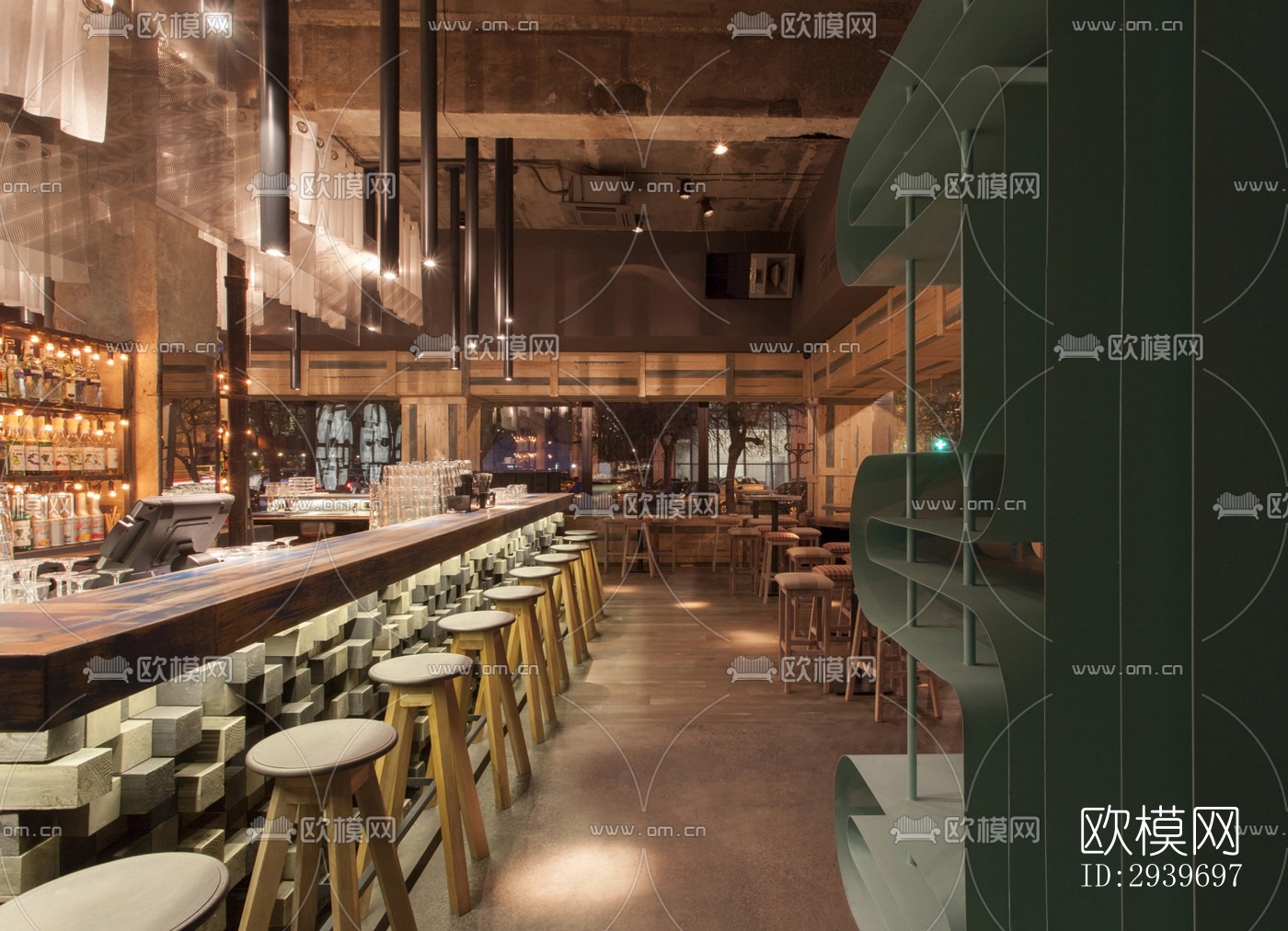 北欧酒吧效果图下载（渲染图11）