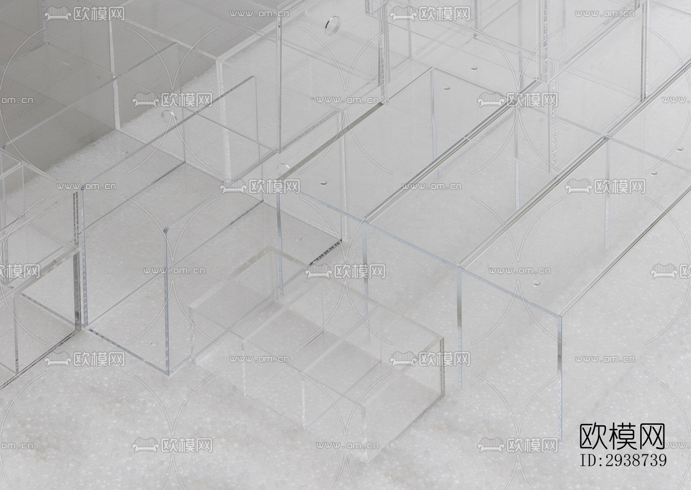 现代展览展厅效果图下载（渲染图11）