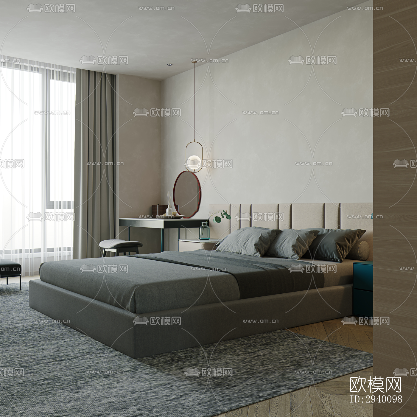 北欧平层效果图下载（渲染图17）