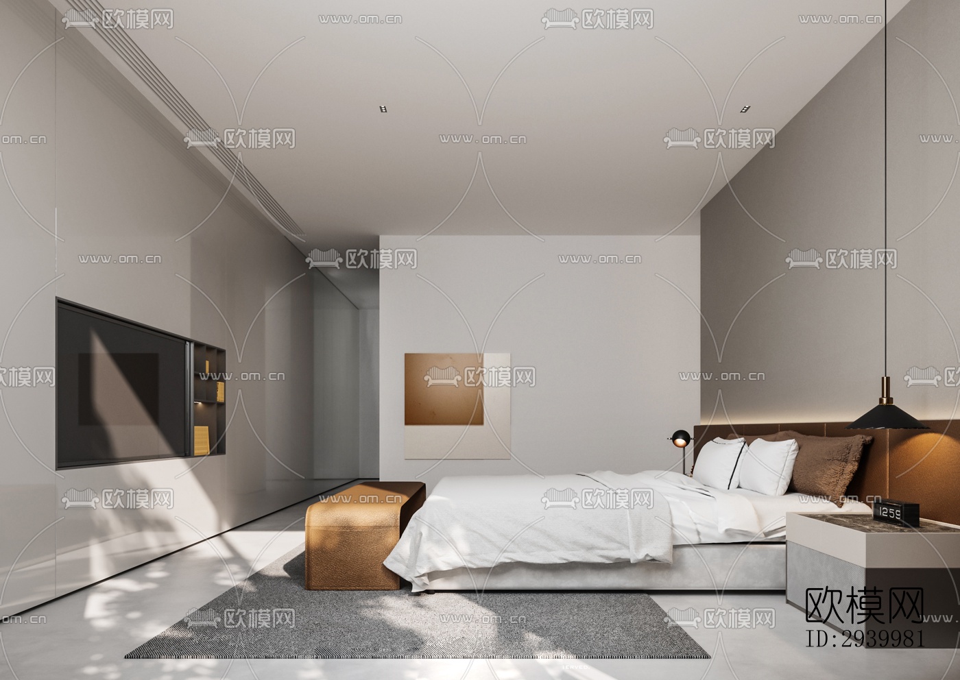 现代复式效果图下载（渲染图6）