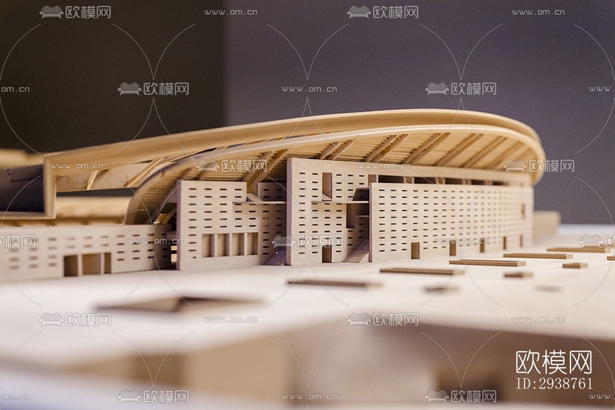 现代展览展厅效果图下载(渲染图1)
