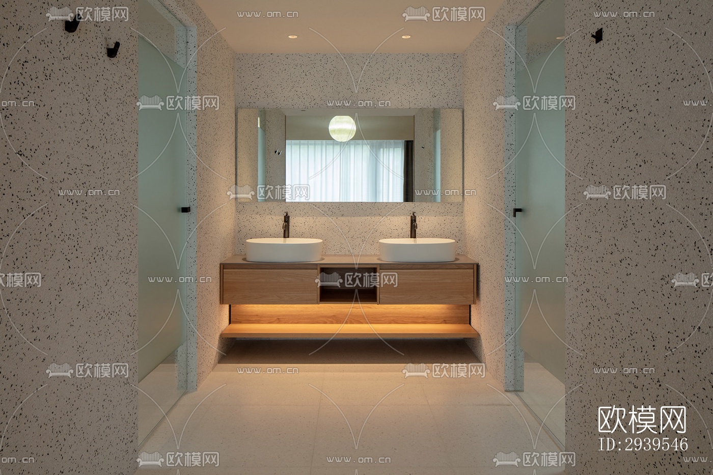 现代酒店民宿效果图下载（渲染图14）