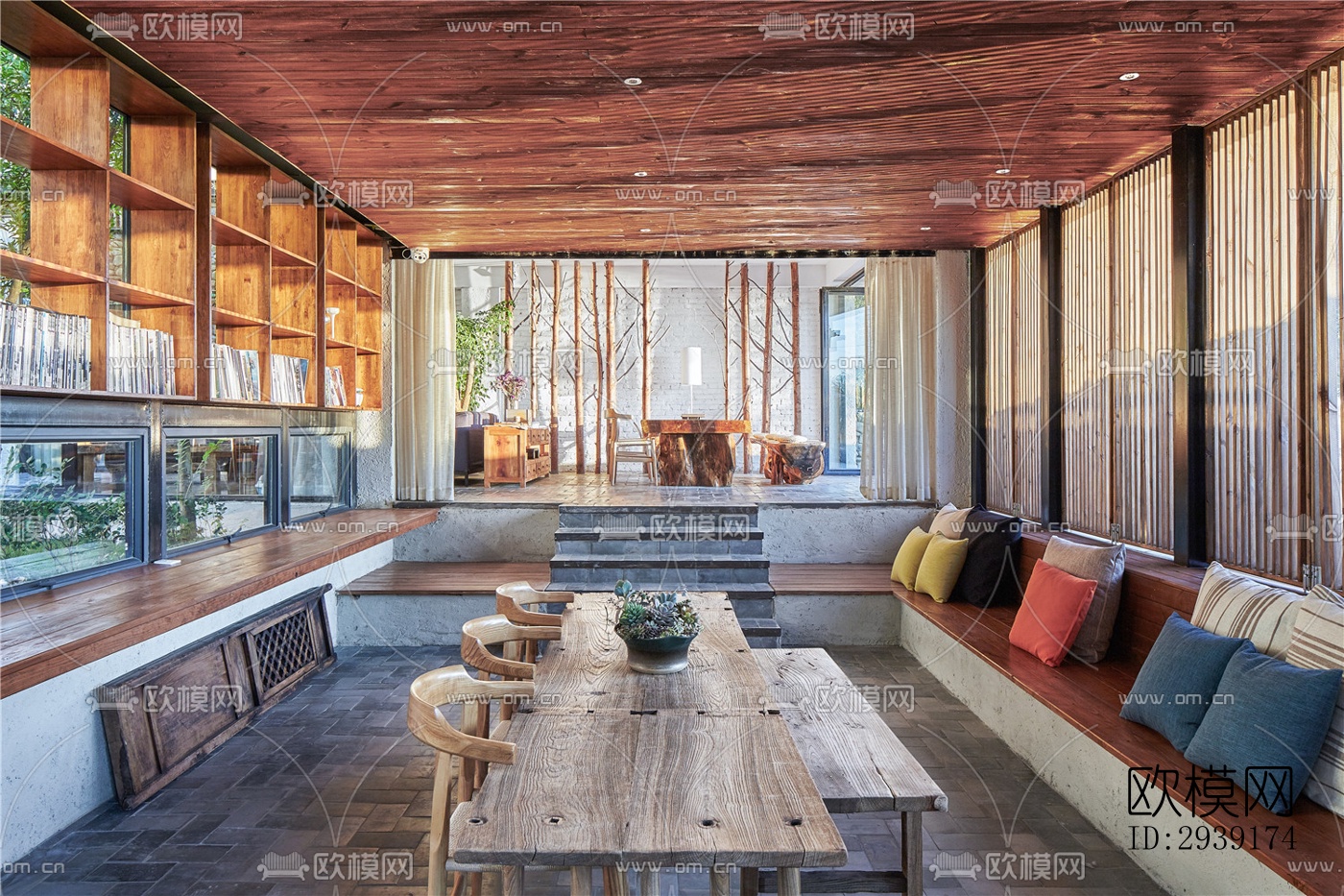 北欧酒店民宿效果图下载（渲染图7）