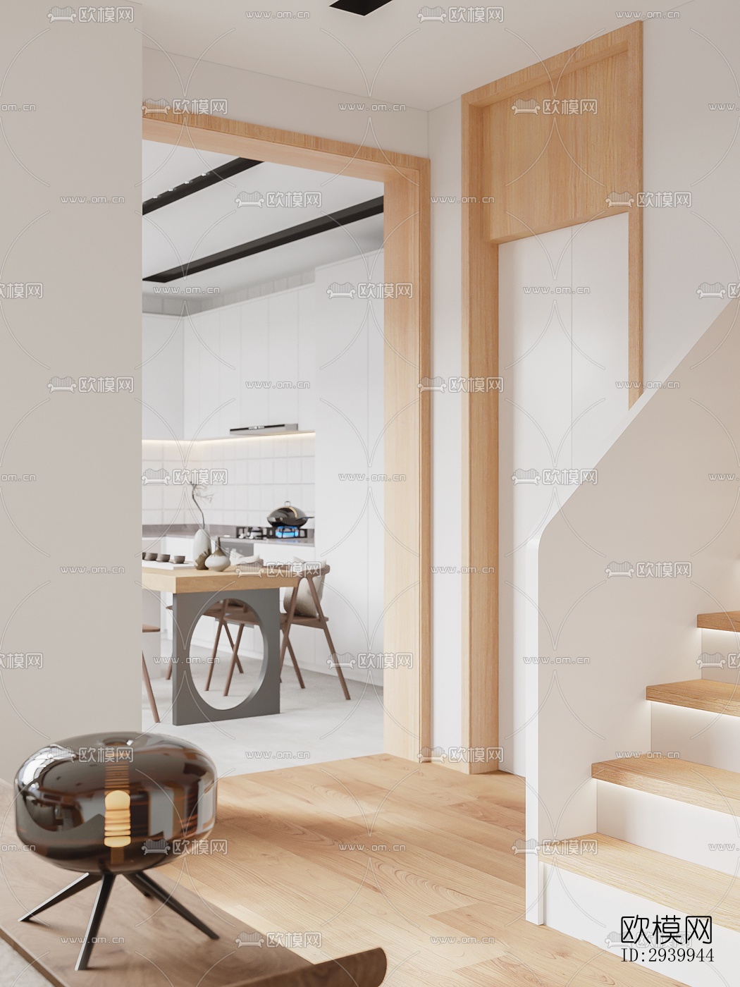 日式复式效果图下载（渲染图10）