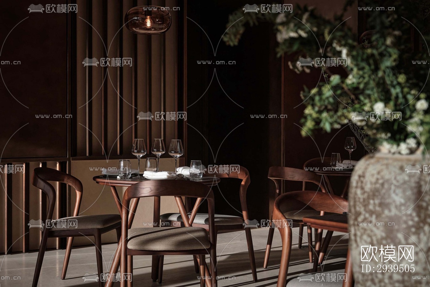 现代酒店民宿效果图下载（渲染图12）