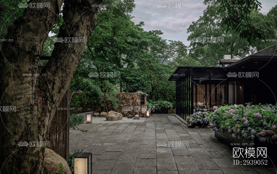 侘寂酒店民宿效果图下载（渲染图16）