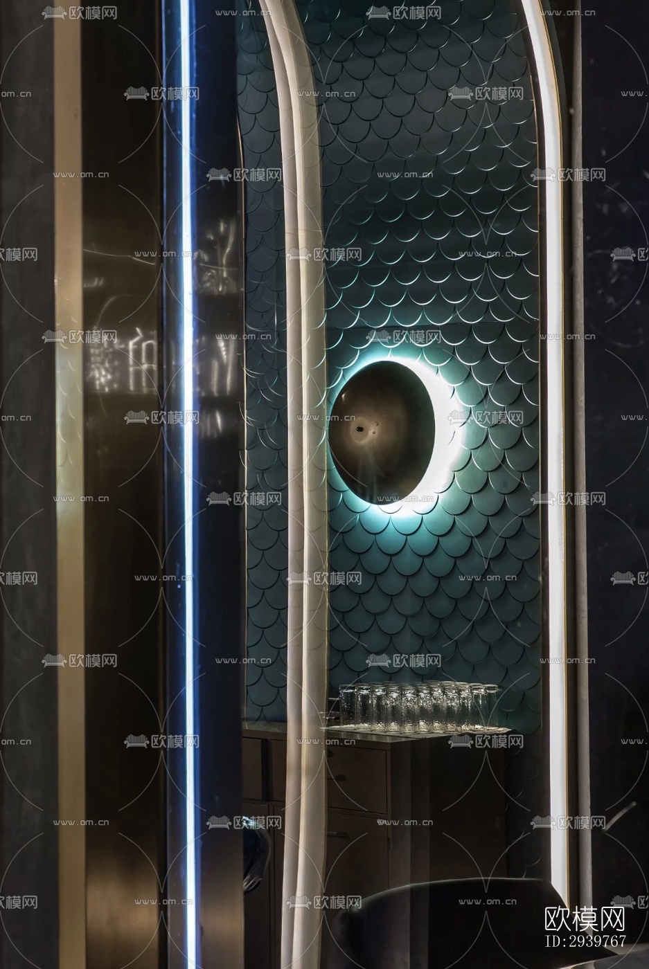 现代酒吧效果图下载（渲染图15）