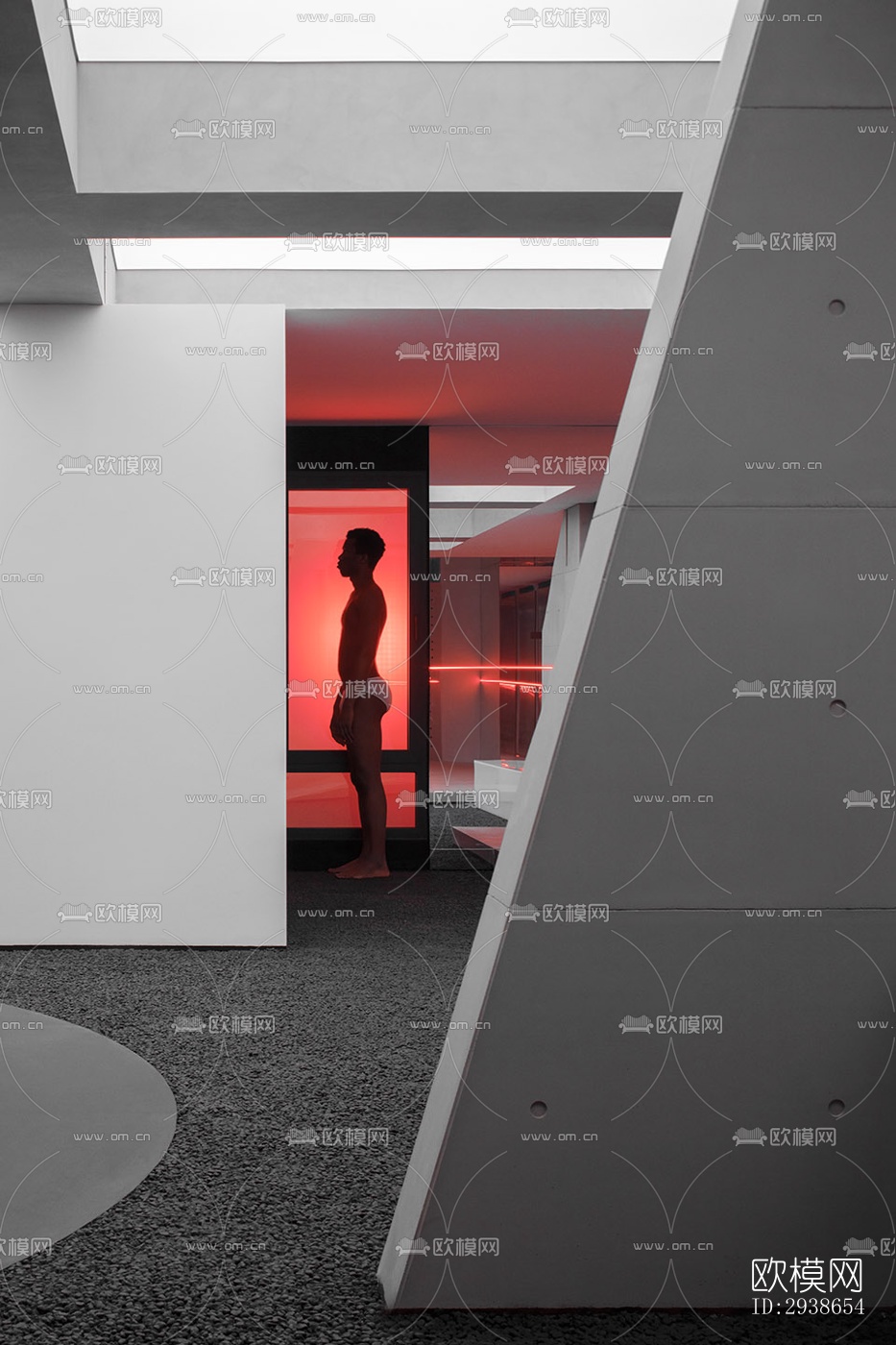 现代展览展厅效果图下载（渲染图10）