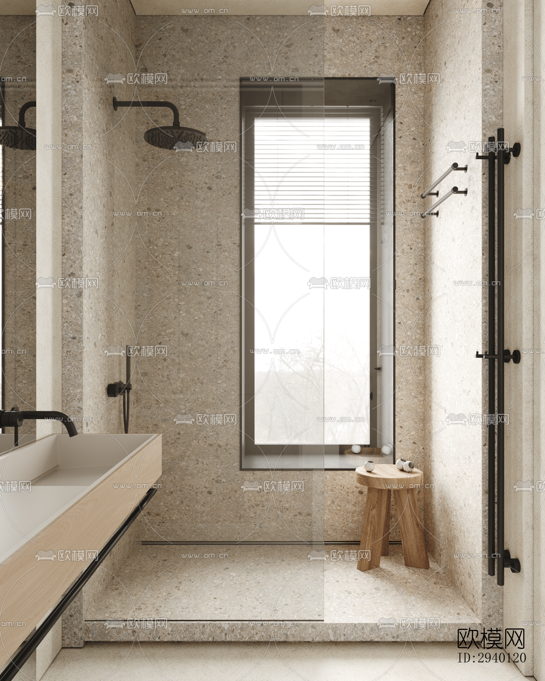 北欧平层效果图下载（渲染图13）