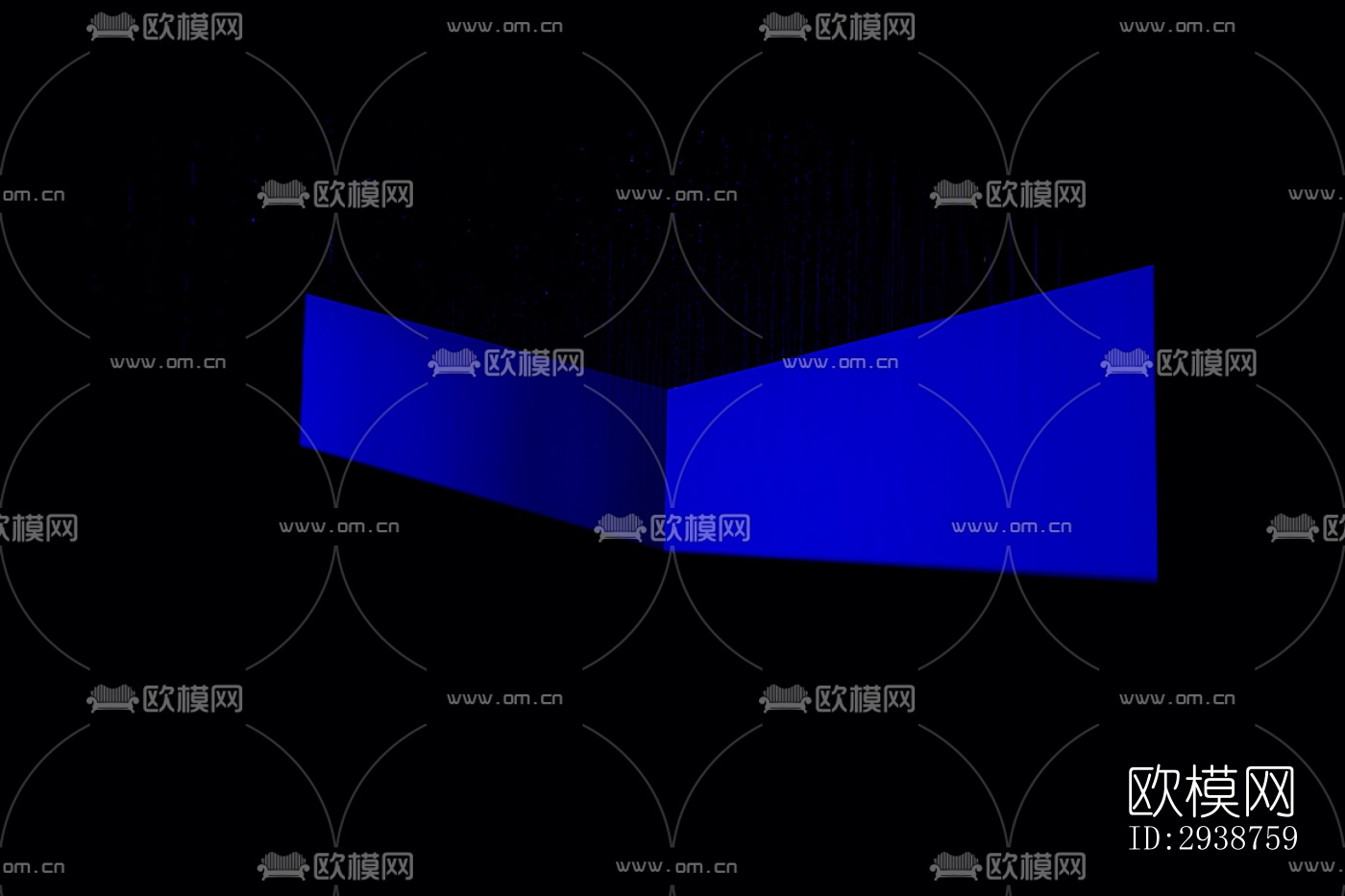 现代展览展厅效果图下载（渲染图4）