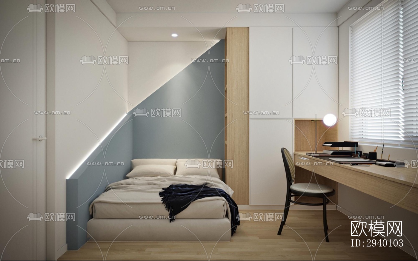 北欧平层效果图下载（渲染图9）