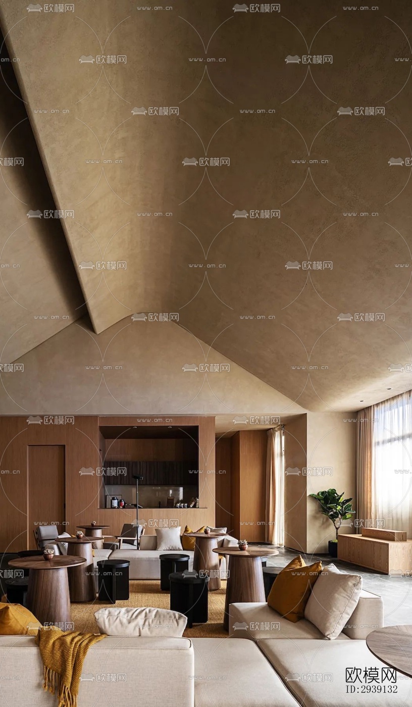 北欧酒店民宿效果图下载（渲染图16）