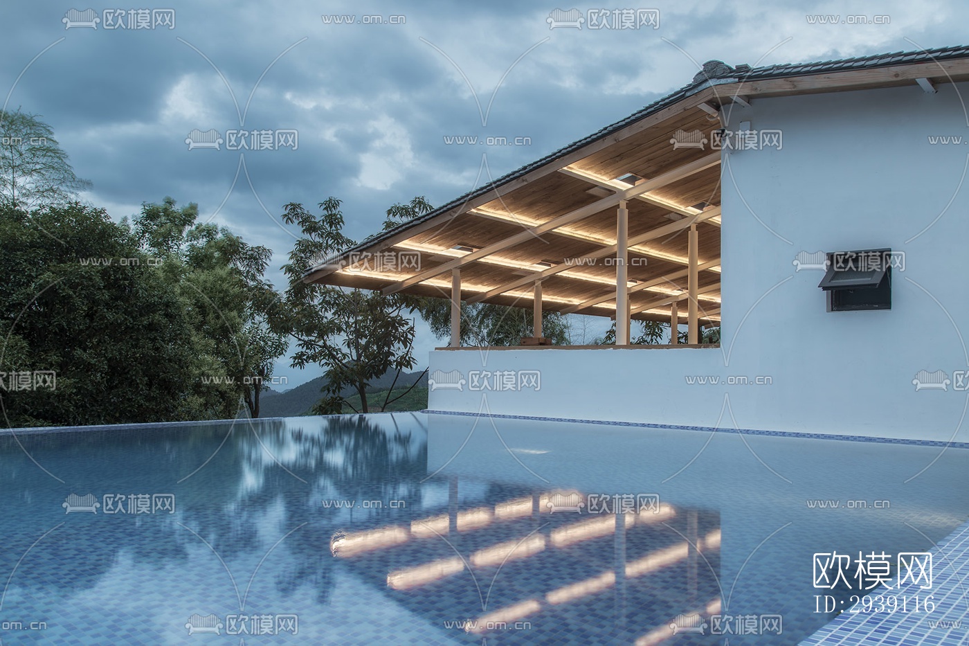 北欧酒店民宿效果图下载（渲染图8）