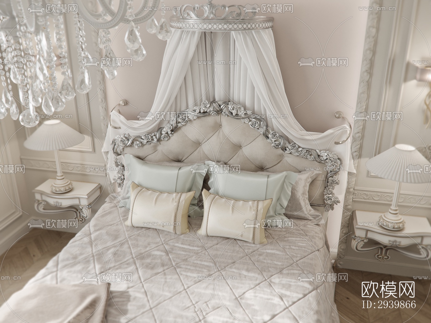 法式别墅效果图下载（渲染图11）