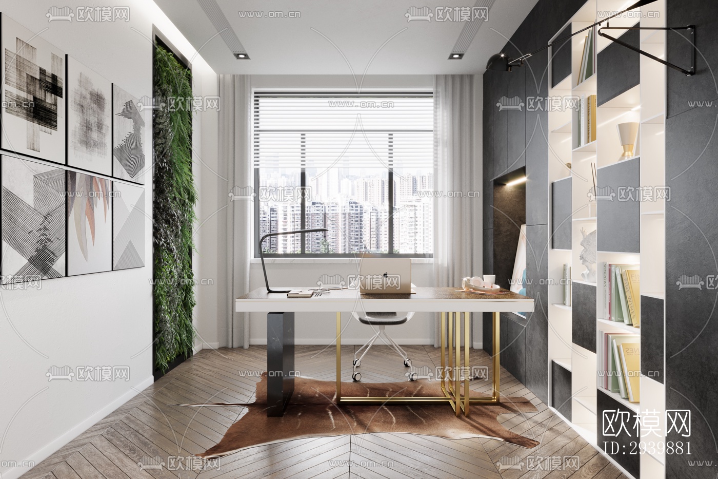 现代别墅效果图下载（渲染图1）