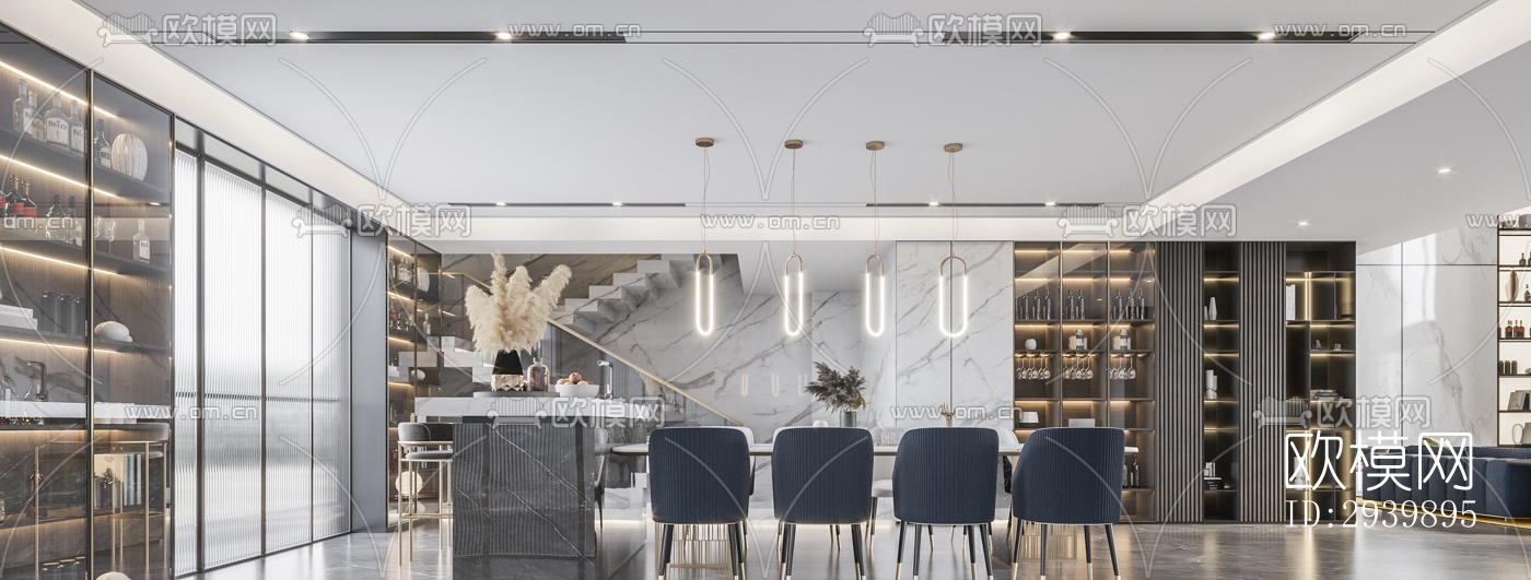 现代别墅效果图下载（渲染图2）