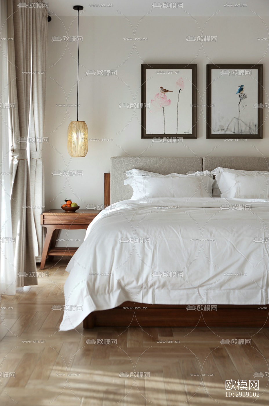 北欧酒店民宿效果图下载（渲染图16）