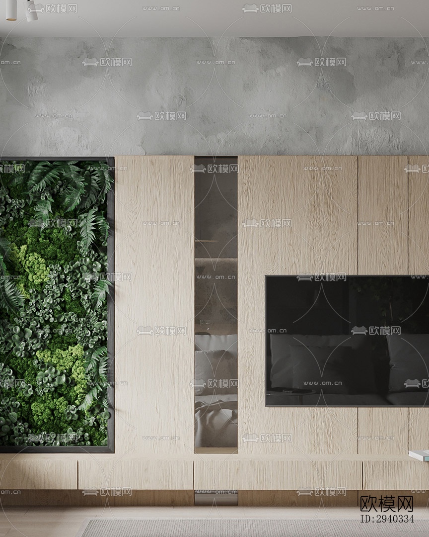 现代平层效果图下载（渲染图5）