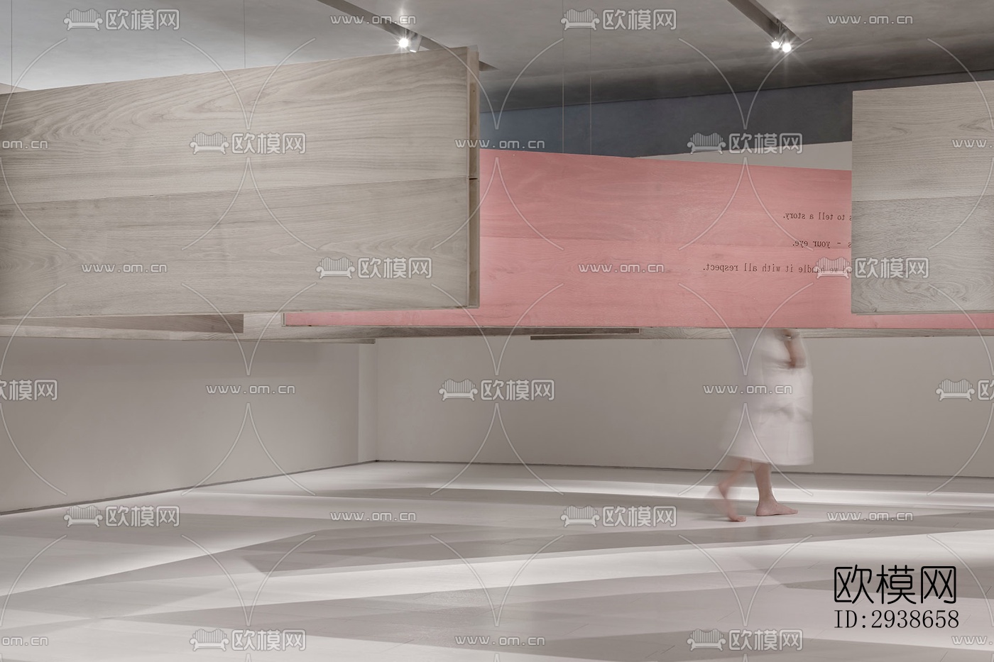 现代展览展厅效果图下载（渲染图5）