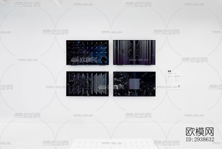 现代展览展厅效果图下载（渲染图5）