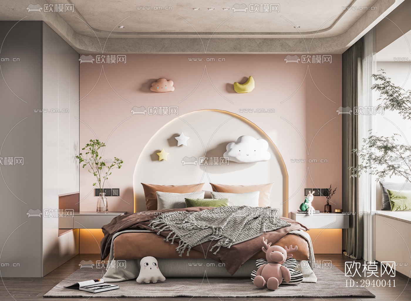 侘寂平层效果图下载（渲染图11）