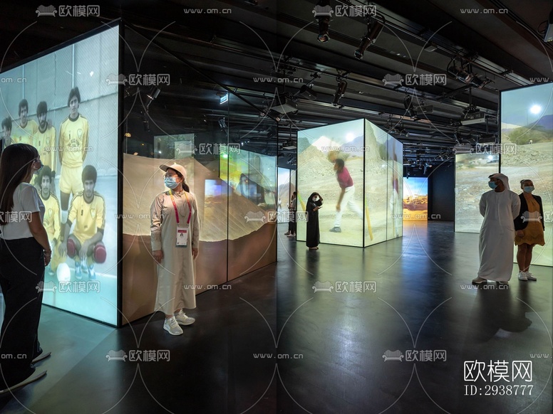 現(xiàn)代展覽展廳效果圖下載(渲染圖10)