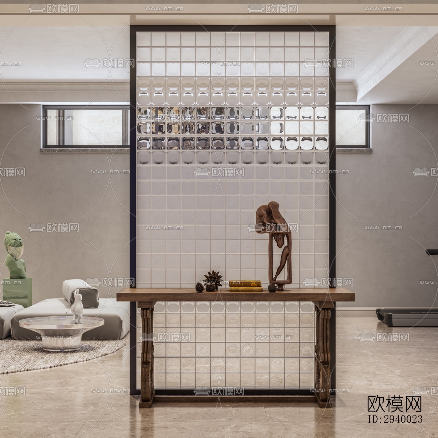 侘寂平层效果图下载（渲染图14）