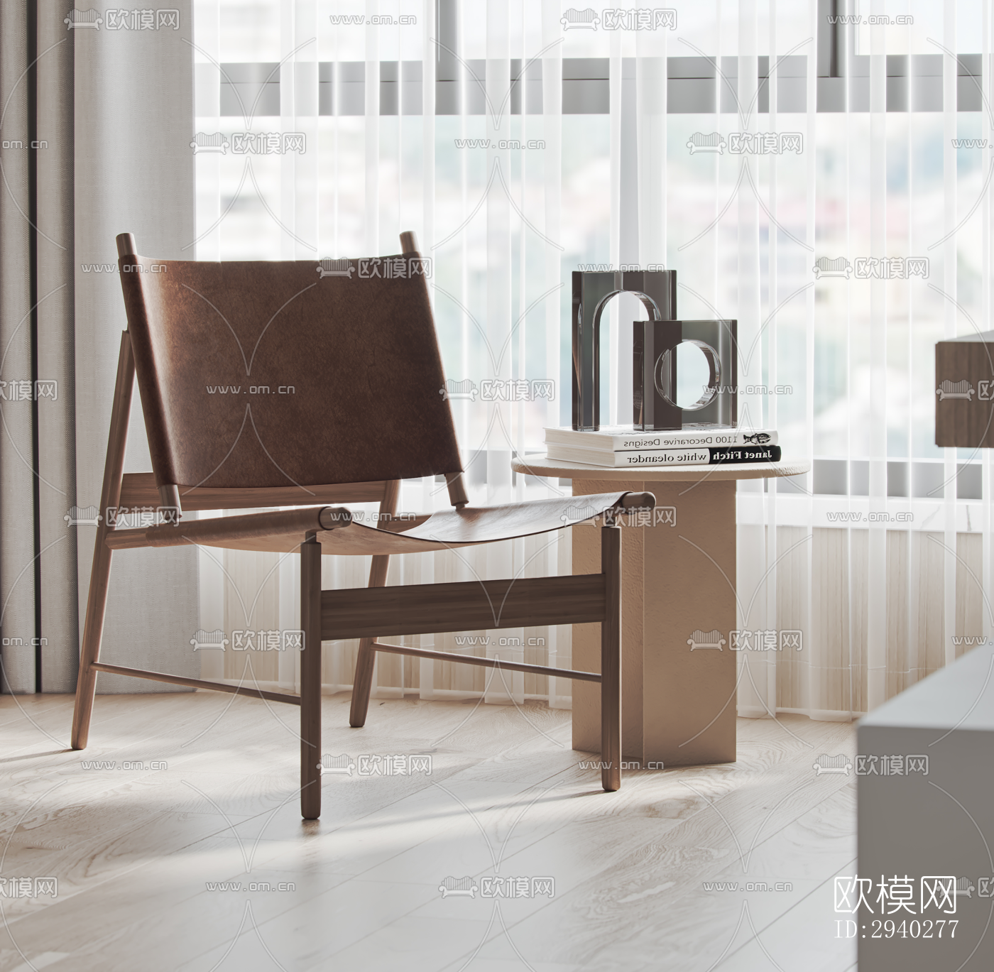 现代平层效果图下载（渲染图2）