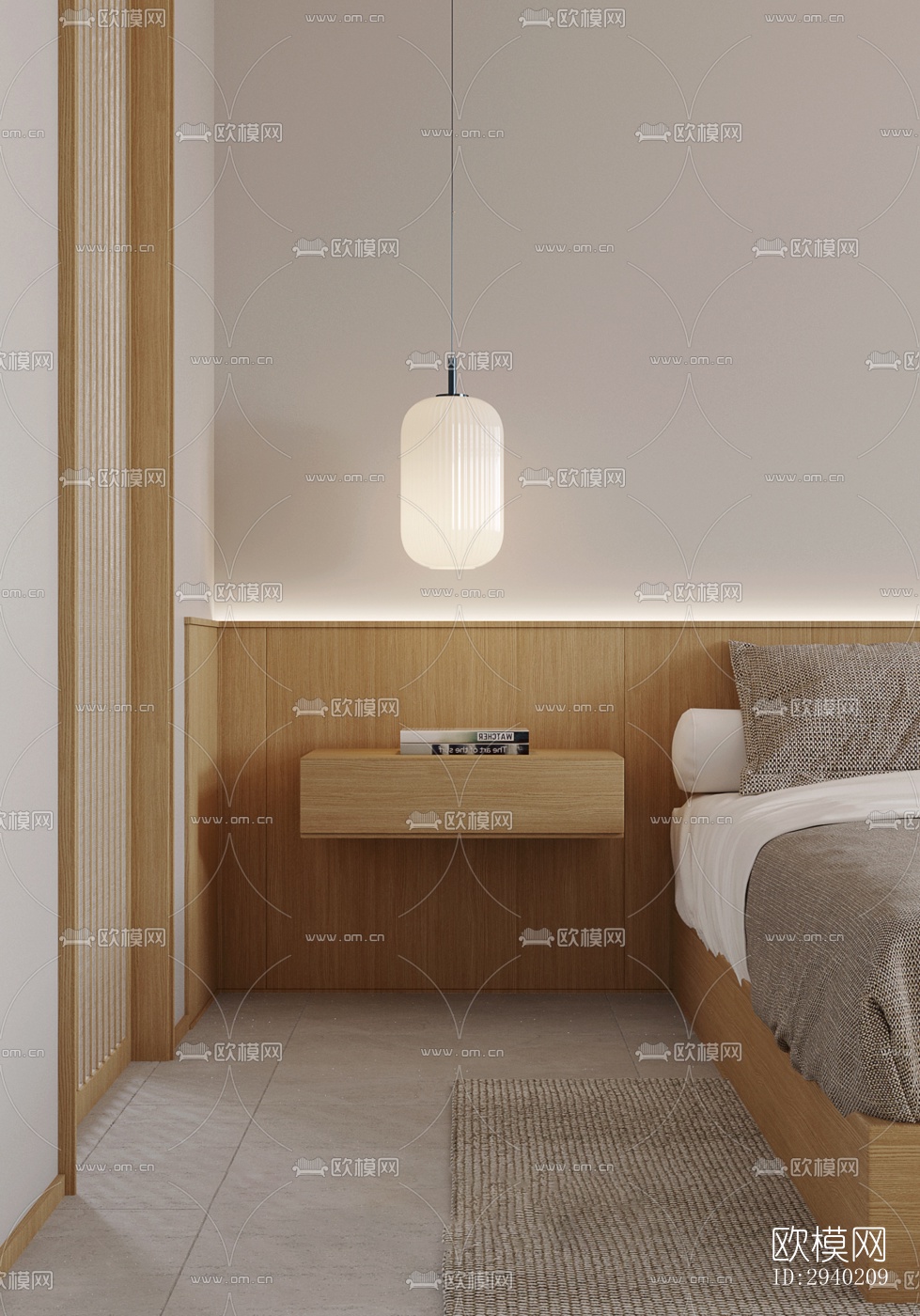 日式平层效果图下载（渲染图2）